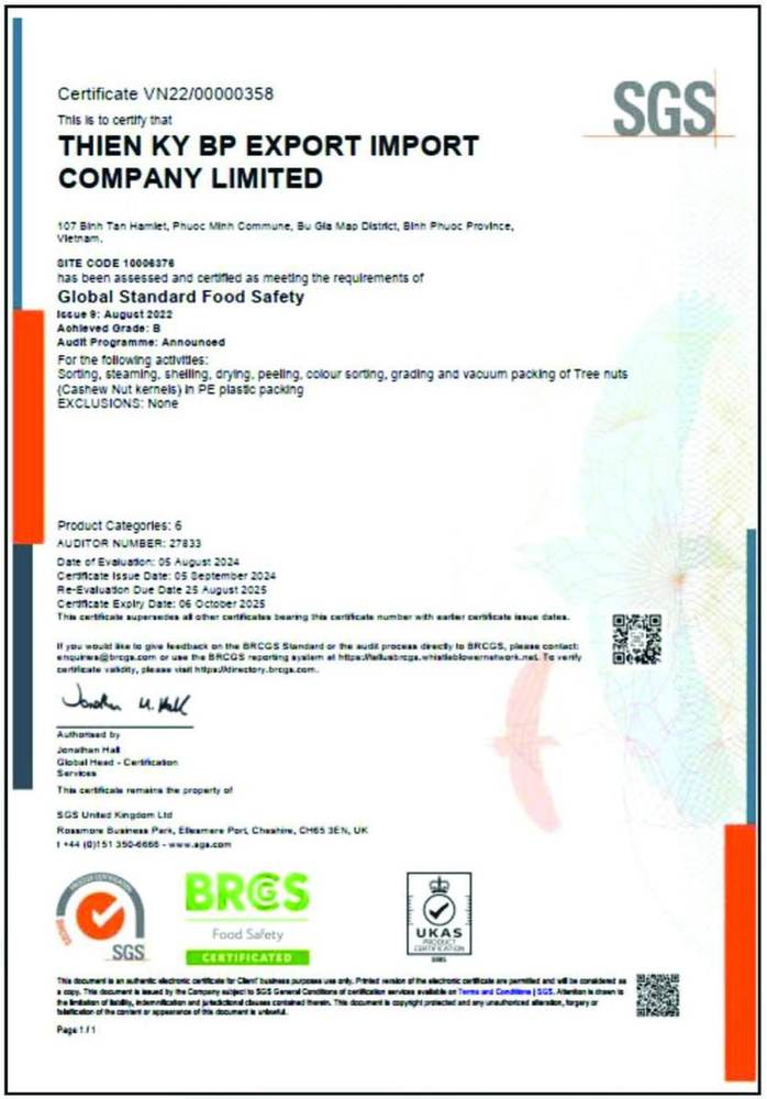 BRCGS